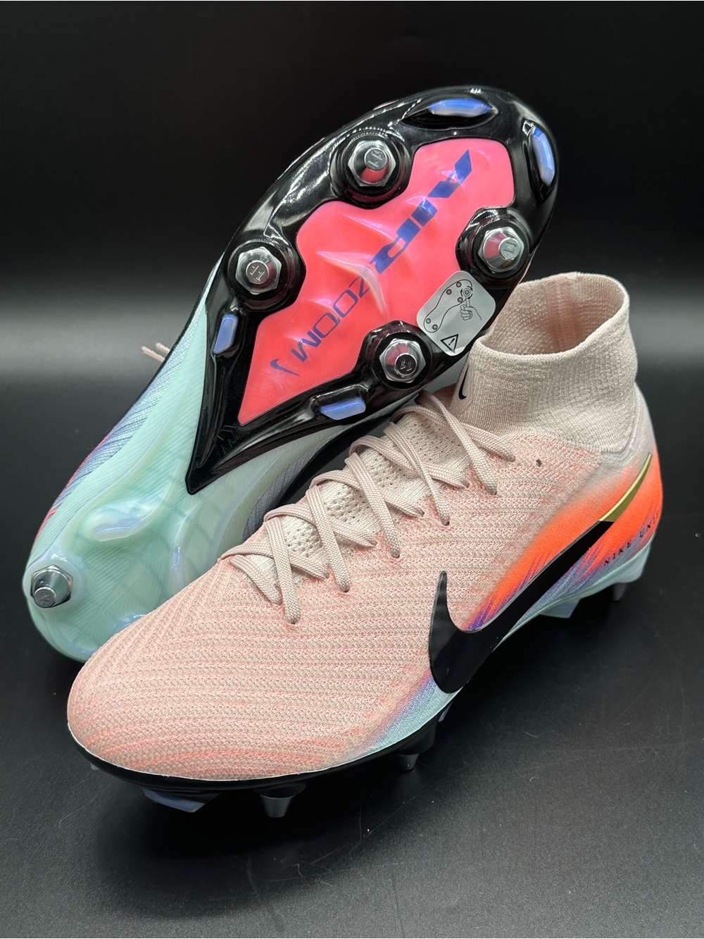 Nike Air Zoom Mercurial Superfly SG Pro Elite Cleats IO4504-600 Mens Size 6 RARE